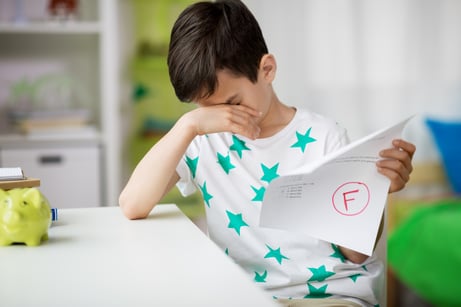 Child has low confidence