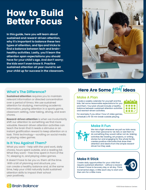 Curated visual reference: Visual Reference: Focus Guide Help Kids Build Sustained Attention