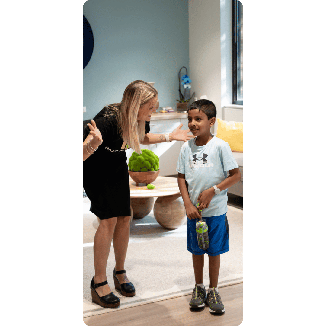 Executive Director, Beth Snow, and a Brain Balance student