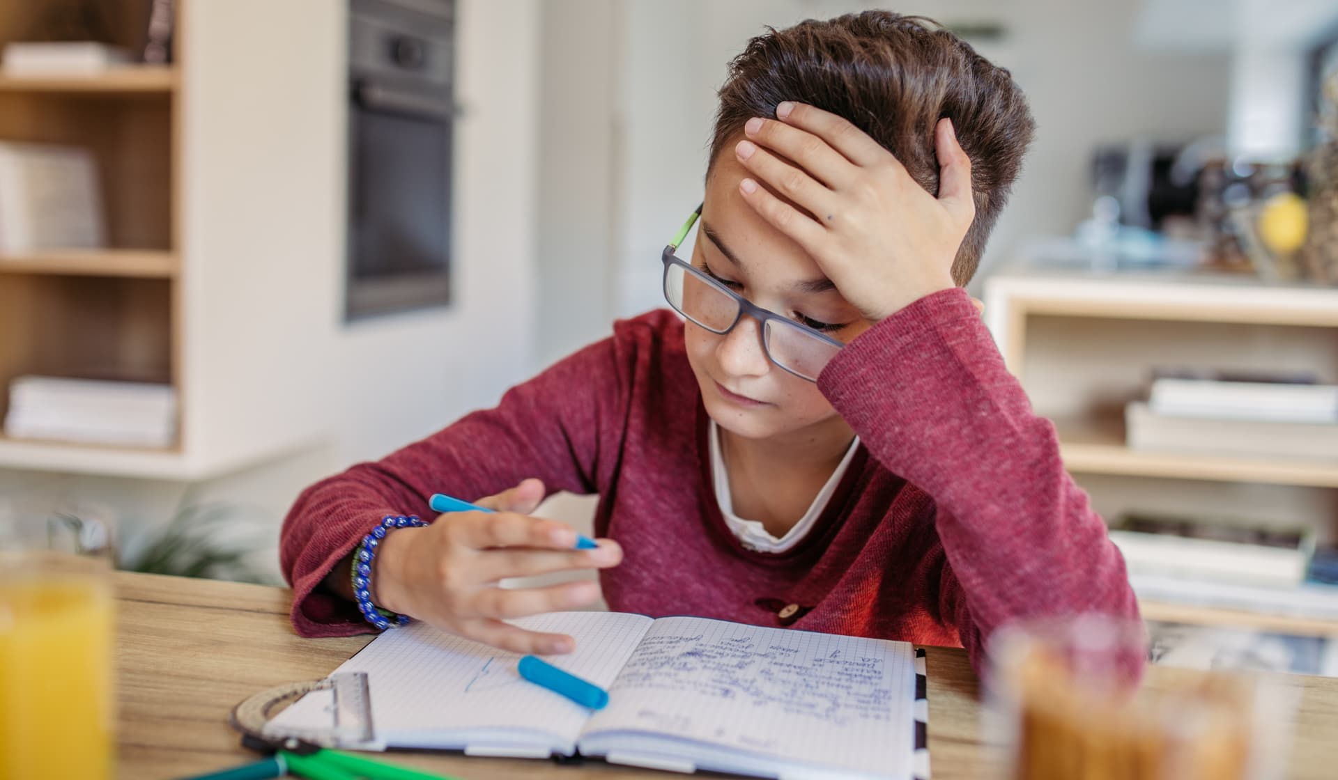 Make your homework. Homework should be banned. Doing homework is tiring.